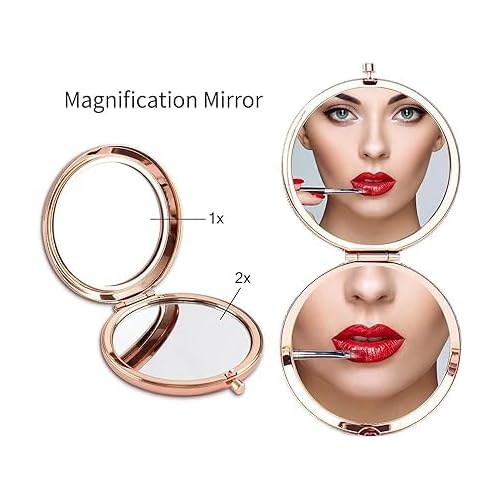 Niece Compact Mirror - Makeup Mirror Gifts for Niece from Aunt, Birthday & Christmas