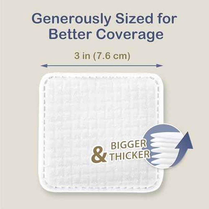 Ourmed Life Large Cotton Pads for Makeup Removal, Soft & Lint-Free Face Pads with Pressed Seam Design, Durable Makeup Remover Pads for Facial Cleansing on All Skin Types, 3x3 Inch, 60 Count
