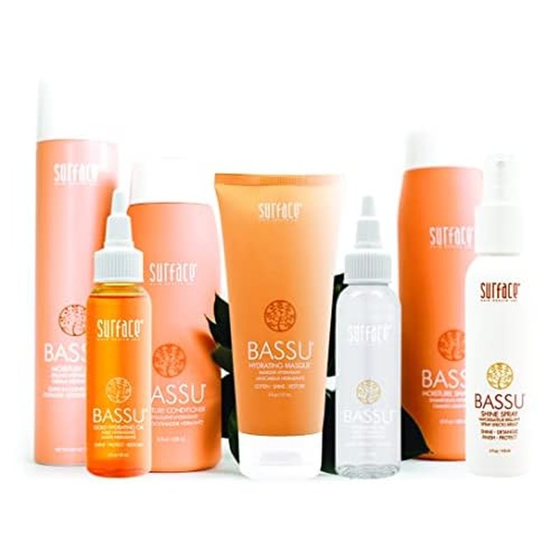 Surface Hair - Bassu Leave In Shine Spray -Shines, Detaingles, Protects & Softens- 4 fl oz