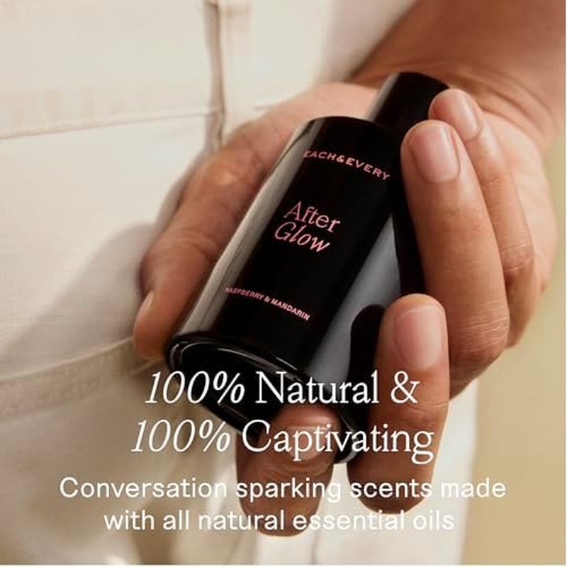 Each & Every Hair and Body Mist for Women and Men - 100% Natural Fragrance Body Spray for Women - Vegan & Cruelty-Free - After Glow Scent (Raspberry & Mandarin)
