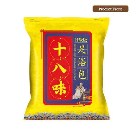 Herbal Foot Soak Bag Set - Ginger Infused Detox Foot Bath for Dry, Cracked Feet & Lymphatic Drainage,30-Pack Detox Soak to Purify & Revitalize Feet,äõõ®ßæ˩ñé?øÜÊÅøÐ900g