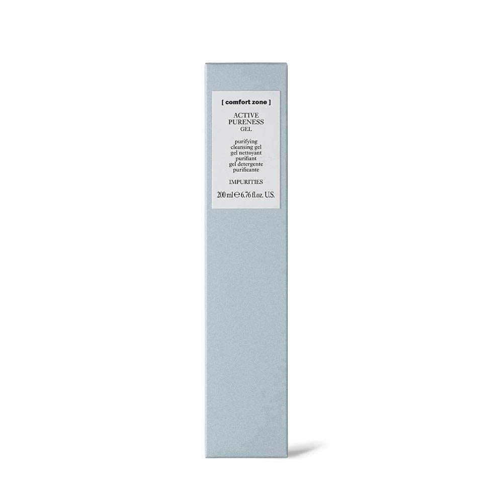 Active Pureness Cleansing Gel - Exfoliating Face Wash for Oily Acne Prone Skin | 6.76 Fl Oz, Vegan, Made in Italy