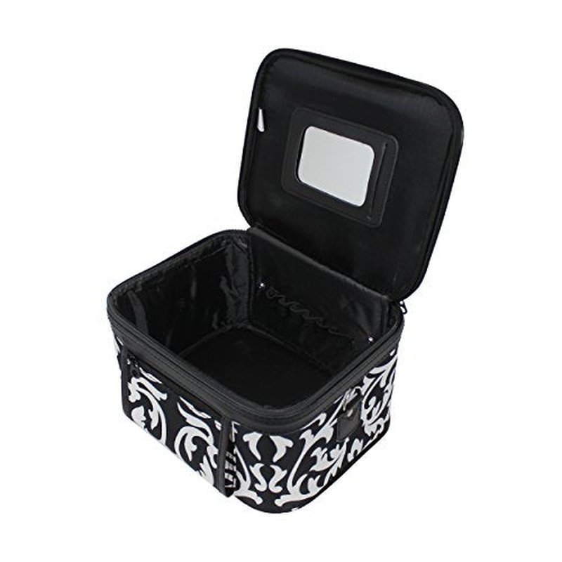 World Traveler Women's 2-Piece Cosmetic Case Set, Green Camo