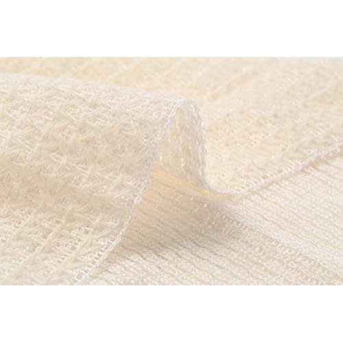 Exfoliating Washcloth [Made in Japan] Shower Back Scrubber, Natural Loofah