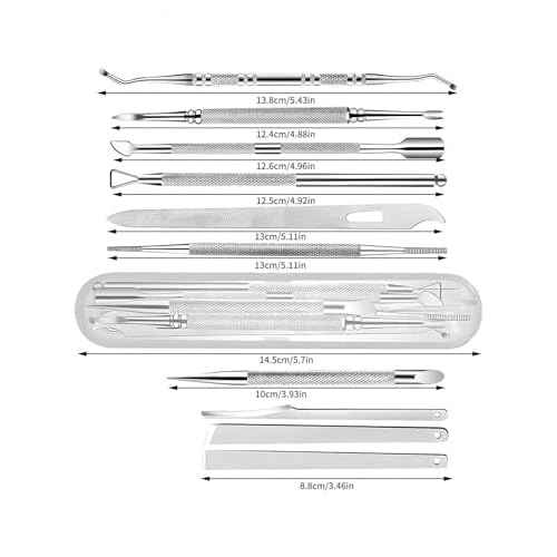 Ultimate 10-in-1 Medical Pedicure Set - Professional Stainless Steel Foot File, Callus Remover & Nail Care Tools with Portable Case