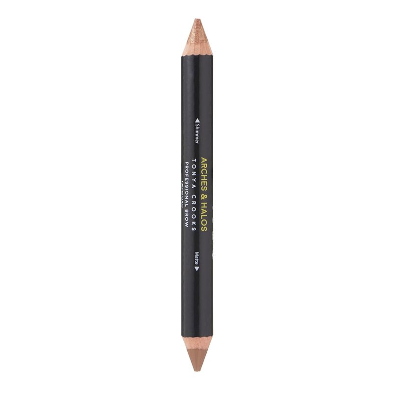 Brow Highlighting & Concealer Crayon - Coco | Shaping & Shimmer Duo - Ultra Creamy Formula - 0.176 oz