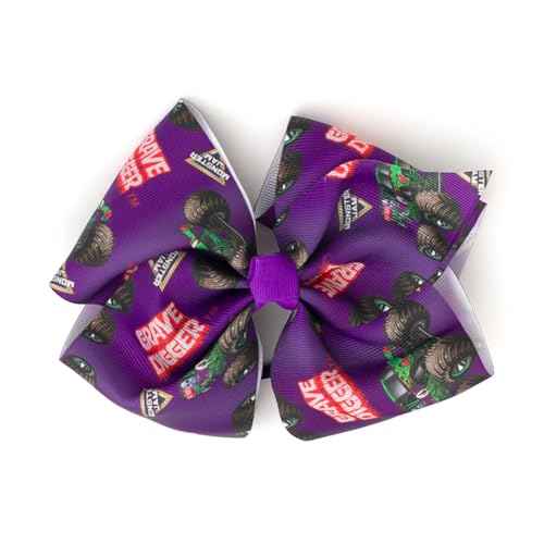Monster Jam Girls Bow Hair Tie One Size