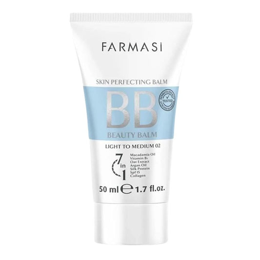 BB Cream Beauty Balm - Tinted Moisturizer with SPF 15 | Lightweight Matte Finish, Buildable Coverage, 1.7 fl oz, 02 Light to Medium