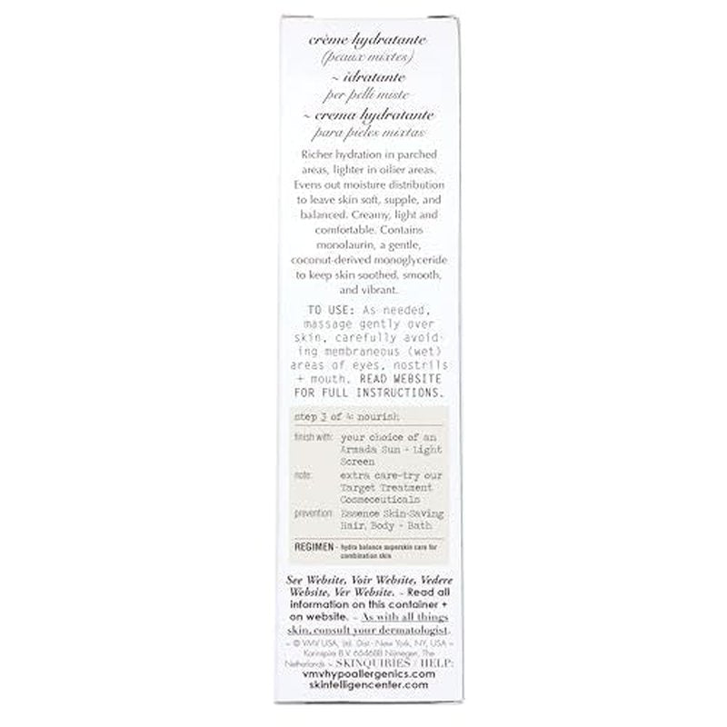 VMV Hypoallergenics Superskin Hydra Balance Smart Moisturiser for Combination Skin, 4 Fluid Ounce