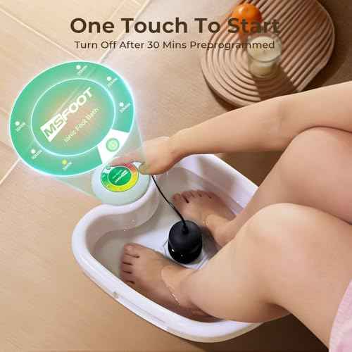 Upgraded Ionic Foot Bath Detox Machine, Foot Spa Bath for Home Use, Foot Cleaner Machine To Remove Toxins with 2 Arrays, 15 Disposable Foot Bath Liners, Detox Sea Salt, Upgraded Durable Basin