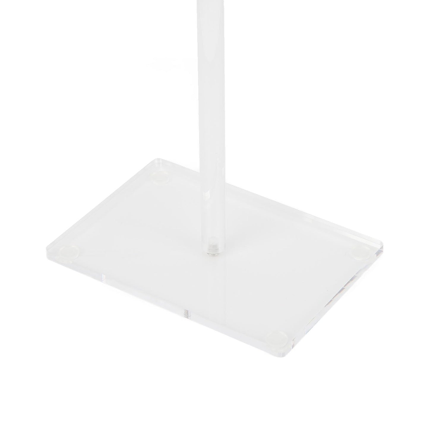Zetiling Acrylic Hair Extension Holder Double Sided Transparent Hair Rack Stand for Wigs, Adjustable Height Braiding Hair Separator Organizer, Large Capacity, Wall Mounted Installation