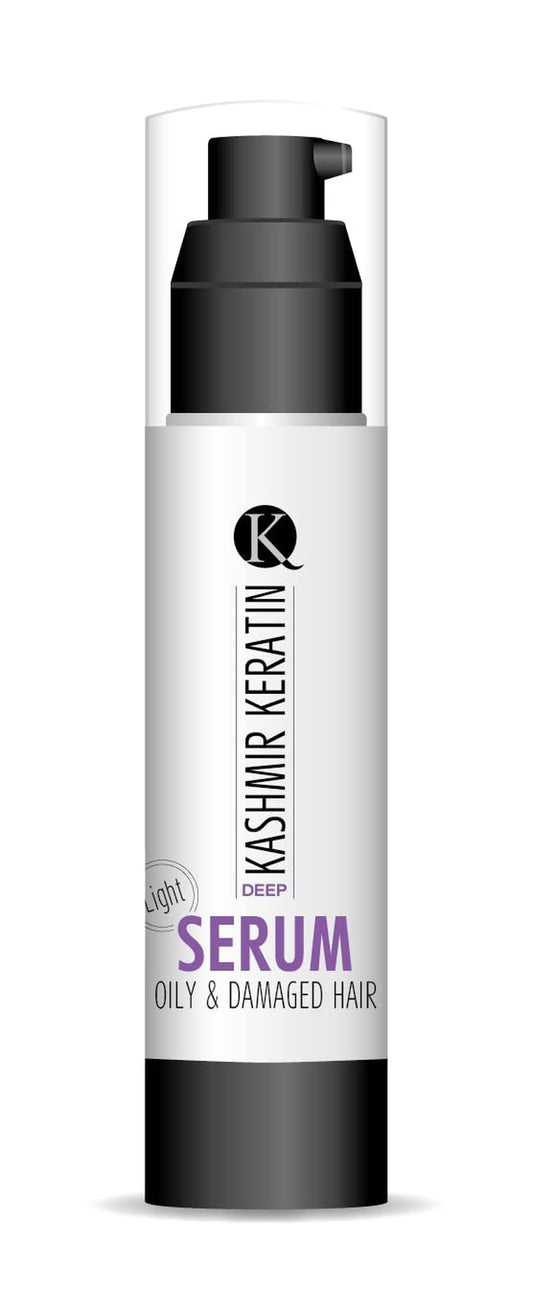 Kashmir Keratin,Hair Styling Serums Deep Serum For Oily And Damaged Hair Non Oily Greaseless Anti Frizz (100 ml / 3.38 Fl Oz)