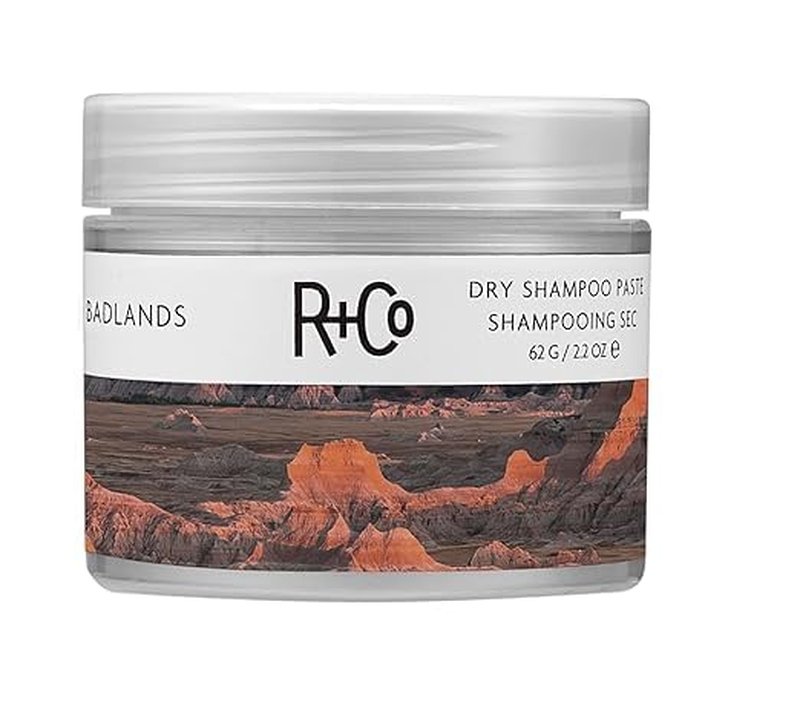 R+Co Badlands Dry Shampoo Paste - 2-in-1 Styling & Oil Absorbing Paste, Matte Finish for Second-Day Hair | 2.2 Oz