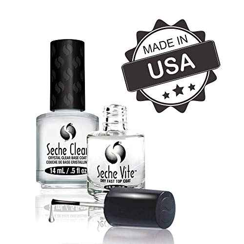 Seche Clear and Seche Vite, Base Coat and Top Coat for Nail Polish