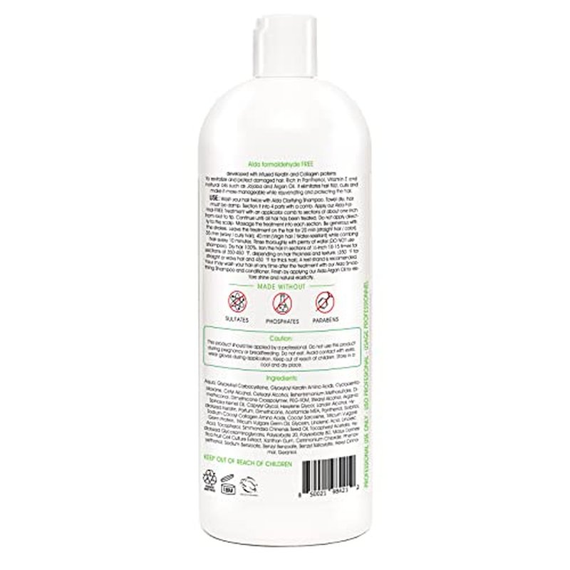Brazilian Keratin Hair Smoothing Treatment ? Blowout Straightening System ? Formaldehyde Free (32 fl oz)