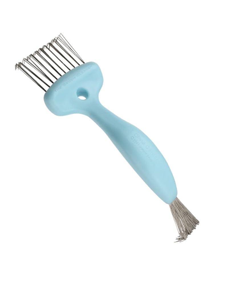 Olivia Garden Hair Brush Cleaner Tool - 2-in-1 Brush Cleaning Solution for All Sizes | Removes Build-Up