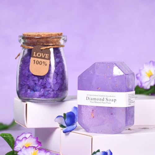 Gifts for Women, Mom, Wife, Girlfriend, Sister, Her- Happy Birthday, Christmas, Valentine's Day, Mothers Day Gifts - Lavender Spa Gift Basket Set Thank You Gifts