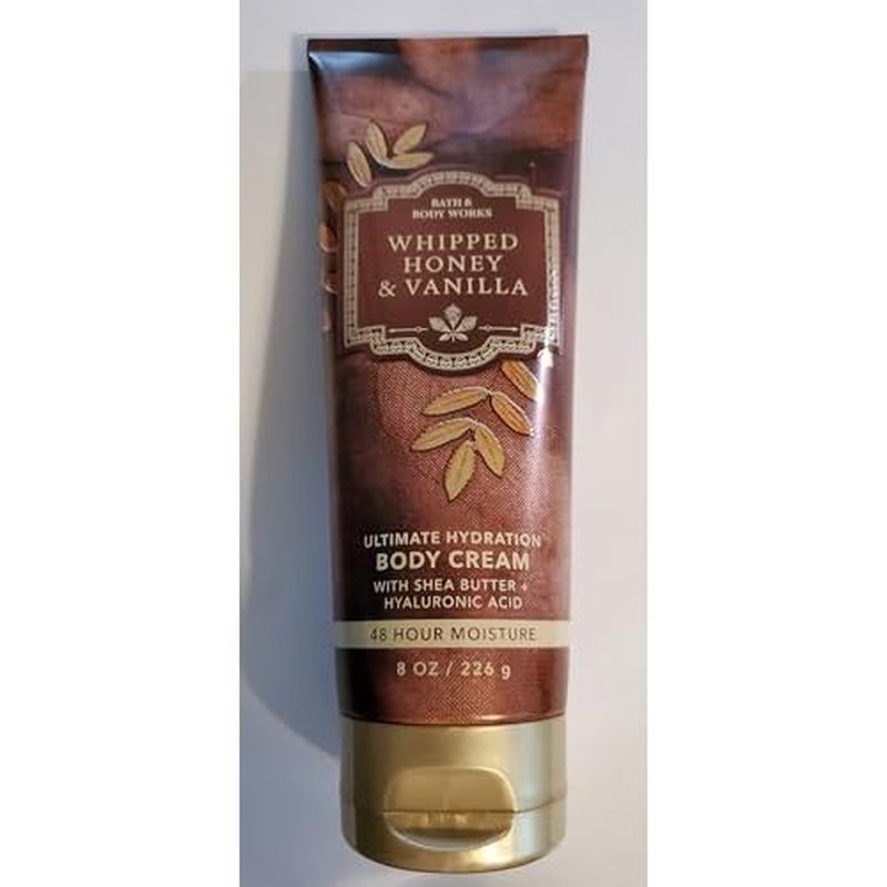 Bath & Body Works Whipped Honey & Vanilla Ultimate Hydration Body Cream 8 Ounces Pack of 2