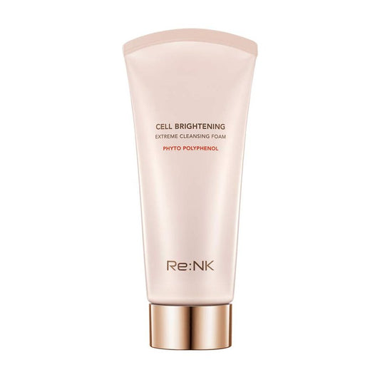 [RE:NK] Cell Brightening Extreme Cleansing Foam 150mL / 5.07 fl.oz. - Phyto Polyphrnol Cell | Red, Black, Yellow Brightening Care | Scrup Deep Cleansing | Korean Skin Care