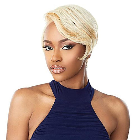 Sensationnel What Lace 13X6 Wigs - Keshona Lacefrontal Hand Tied Glueless Synthetic With Natural Density Preplucked Hairline (1B OFFBLACK)