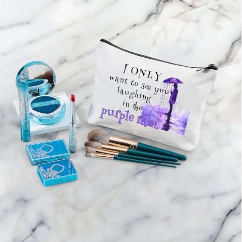 Angel's Draw Home Inspired by Prince Song - Purple Rain Makeup Bag - Prince Merchandise Gifts for Fans