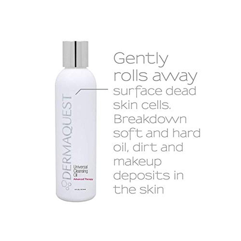 DermaQuest Advanced Therapy Universal Anti Aging Cleansing Oil and Makeup Remover - For Dry, Oily and Sensitive Skin - Nourishes & Soothes - Non-Comedogenic (6oz)