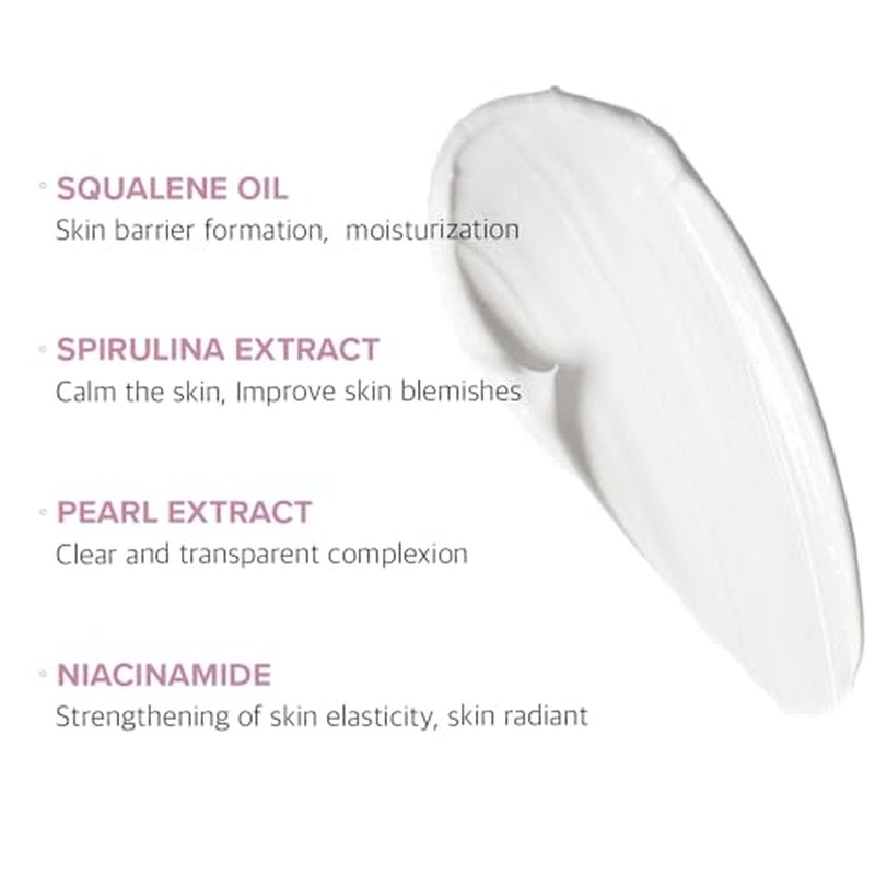 KLAVUU PEARLSATION Enriched Divine Pearl Cream (1.69oz/50ml) | Face Moisturizer, Niacinamide, Hydrating Anti-Aging Cream, Wrinkle Care, Whitening, Brightening, Radiant Glow, Korean Skin Care