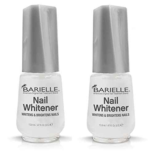 Barielle Nail Whitener for Yellow Nails or Dull Nails .47 oz. (PACK OF 2) - Whitening for Nails, Treats Yellow Nails