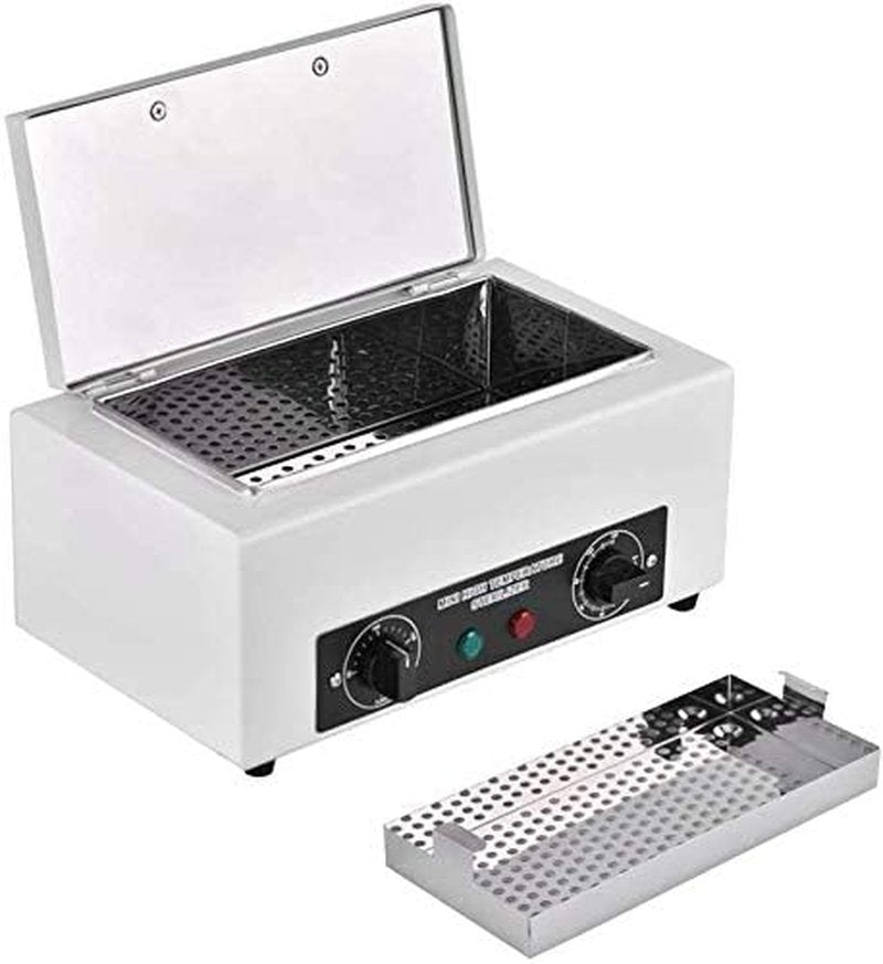 300W Heat Sterilizer Disinfection Box - Timer for Manicure & Pedicure | Ideal for Salon & Spa Metal Tools