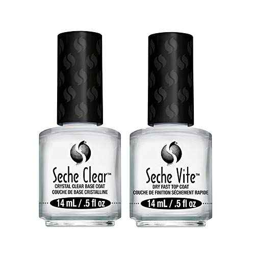 Seche Clear and Seche Vite, Base Coat and Top Coat for Nail Polish