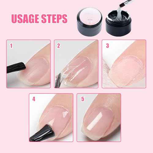 Nail Repair Protection Gel, 2025 Upgraded Nail Repair Gel for Damaged Nails, Instant Cracked Nail Repair Kit for Split Natural Nails, Easy Quick Fix Strengthening Treatment Cuticle Care (1 Pcs)