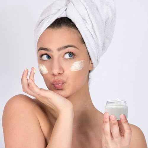 24 Pack 1 oz Round Clear Glass Cosmetic Jars with Inner Liners and Black Lids, Travel Glass Jars, Cosmetic Containers for Lip Balms, Powders, Makeup, Cream, Eyeshadow, Slime, Paint