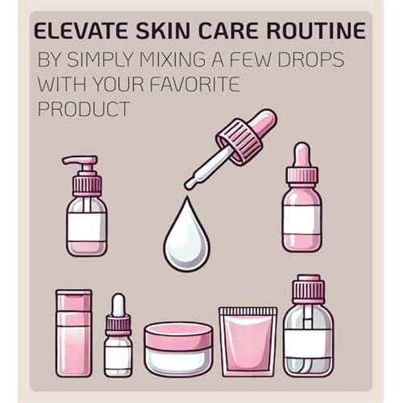 Korean Pure Vitamin C Liposome Concentrate Mix 2 Drops with Your Own Skin Care Product Improve Skin Tone Freckles Dark Spot
