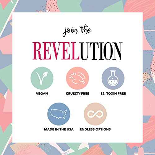 Revel Nail Clear Dip Powder for Nail, Vivien (Sheer), 0.5 oz, French Manicure Overlay, Long-Wear, No Lamp Needed, Made in USA