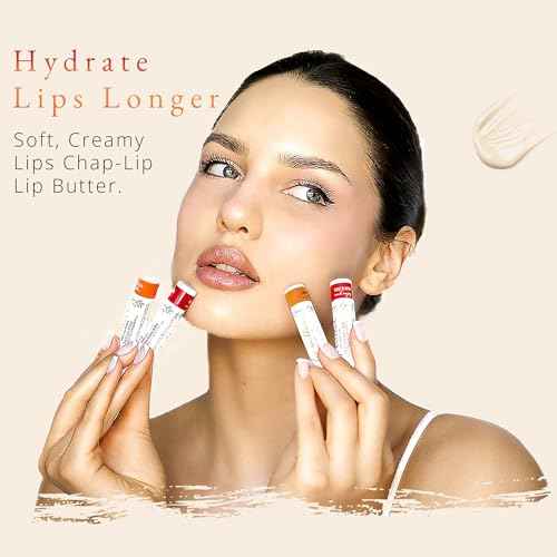 CHAP-LIP Original Lip Balm Hydrating Bulk Chap Stick with Fruit Flavors, Coconut Oil, and Cocoa Butter - Christmas Gift Stocking Stuffers Lip Therapy Pack for Men and Women - Made in the USA, 24 Pack