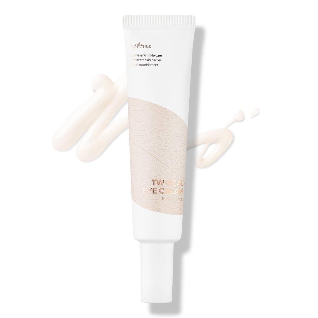 IsNtree TW-REAL Eye Cream 30ml, 1.01 fl oz | Korean Eye Cream for Dark Circles, Fine Lines, Puffiness & Dryness | Hydrating Under Eye Care