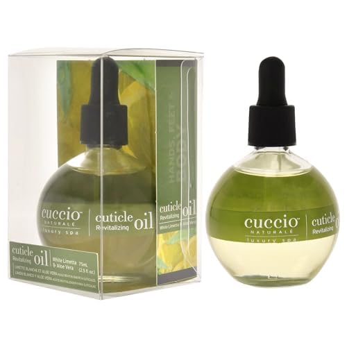 Cuccio Naturale Revitalizing Hydrating Cuticle Oil - Repair Damaged Skin & Nails - Vanilla Bean & Sugar - 2.5 Oz (Pack of 2)