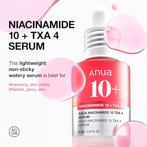 Anua Glass Skin Prep Duo - 10% Niacinamide & 4% Tranexamic Acid Serum | Heartleaf 77 Toner for Glowing Skin, Hydrating & Calming