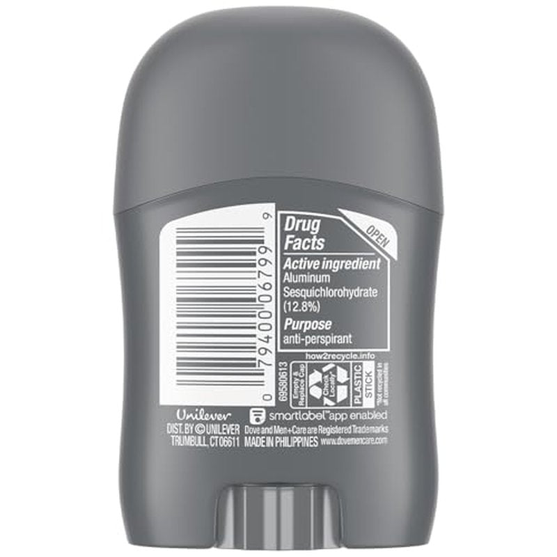 Dove Men+Care Clean Comfort Antiperspirant, 36-Pack ??Men¡¯s Mini Deodorant, Travel Size, Bulk, 72H Protection, 0.5 Oz Ea