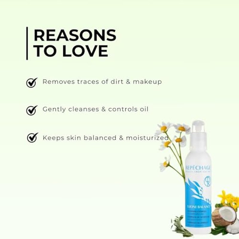 Repechage T-Zone Balance Cleansing Complex For Combination Skin - Hydrating Daily Facial Cleanser with Squalane, Helps Minimize Pores, Balancing Face Wash for Oily, Combination Skin, Soap-Free, 6 oz.