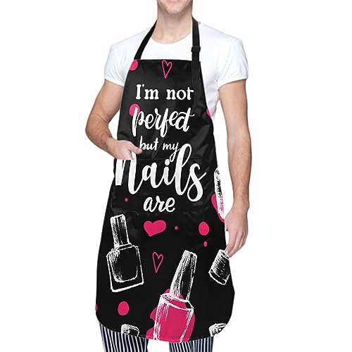 Giwawa Hairstylist Aprons for Women Funny Hair Cutting Aprons for Salons Home