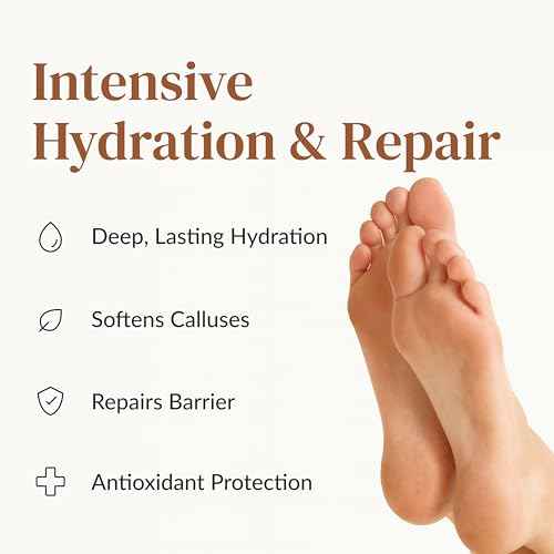 Epielle Hydrating Foot Masks 6 Pairs, Deep Moisturizing Socks for Dry Feet & Cracked Heels, Relieve and Soften with Shea Butter & Jojoba Oil, Korean Skin Care, Spa Set, Self Care Gifts for Women