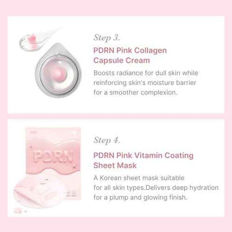 medicube Salmon DNA PDRN Trial Kit | Glass Glow Mini Skincare Set with Toner, Serum & Sheet Mask for Hydrating, Firming, Moisturizing |Gift & Travel Essentials for Women & Girls | Korean Skincare