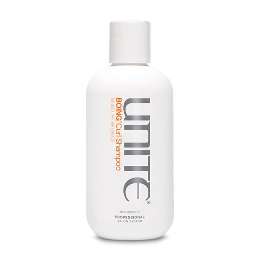 UNITE Hair BOING Curl Shampoo – Sulfate & Sodium Chloride Free Cleanser | Coconut-Enriched for All Curl Types – 8 Fl Oz