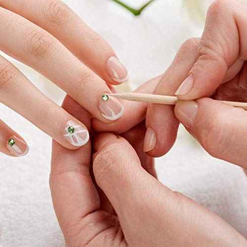 100PCS Orange Sticks for Nails 4.5 Inch - Wooden Cuticle Pusher & Remover Set - Non-Toxic, Skin-Safe - Wood Tools for Manicure & Pedicure - Disposable Set for Home & Salon - Won't Break Easily