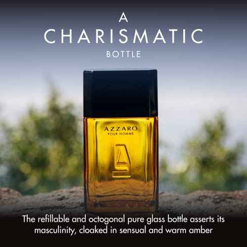 Azzaro Pour Homme Eau de Toilette - Sensual & Timeless Mens Cologne - Fougere, Aromatic & Woody Fragrance - Everyday Wear - Warm, Classic Scent - Luxury Perfumes for Men - Value Size, 6.7 Fl. Oz