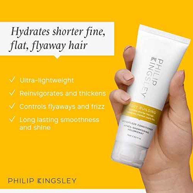 Philip Kingsley Haircare Body & Volume Travel Set, Body Building Shampoo and Conditioner Volumizing for Fine Limp Flat Fly Away Hair, Deep-Conditioning Hair Mask, Adds Volume and Shine