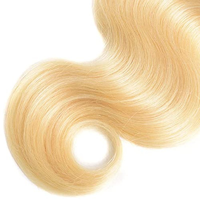 613 Frontal 13x4 Transparent HD Lace Frontal Closure Ear To Ear Body Wave Blonde 12A 100% Russian Platinum Blonde Virgin Remy Human Hair for Women #613 16 Inch