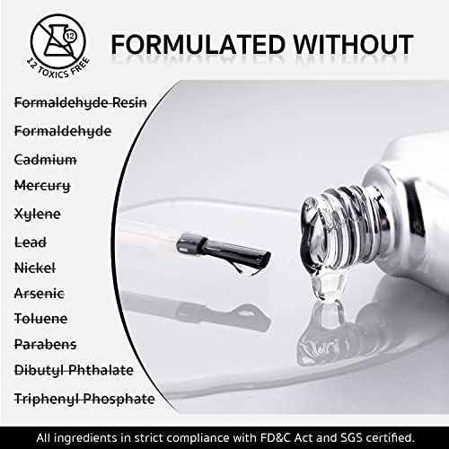 GAOY 2Pcs 16ml Gel Nail Glue for Acrylic Nails Tips, 2 in 1 Nail Glue and Base Coat, UV Light Cure