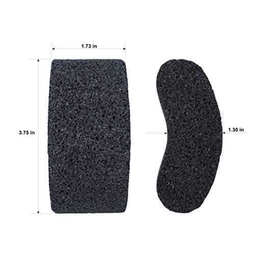 Natural Lava Pumice Stone, Pedicure Tool, Hard Callus Dead Skin Remover, Foot File for Exfoliation & Fine Foot Scrubber for Smoothing & Softening Skin¡¦